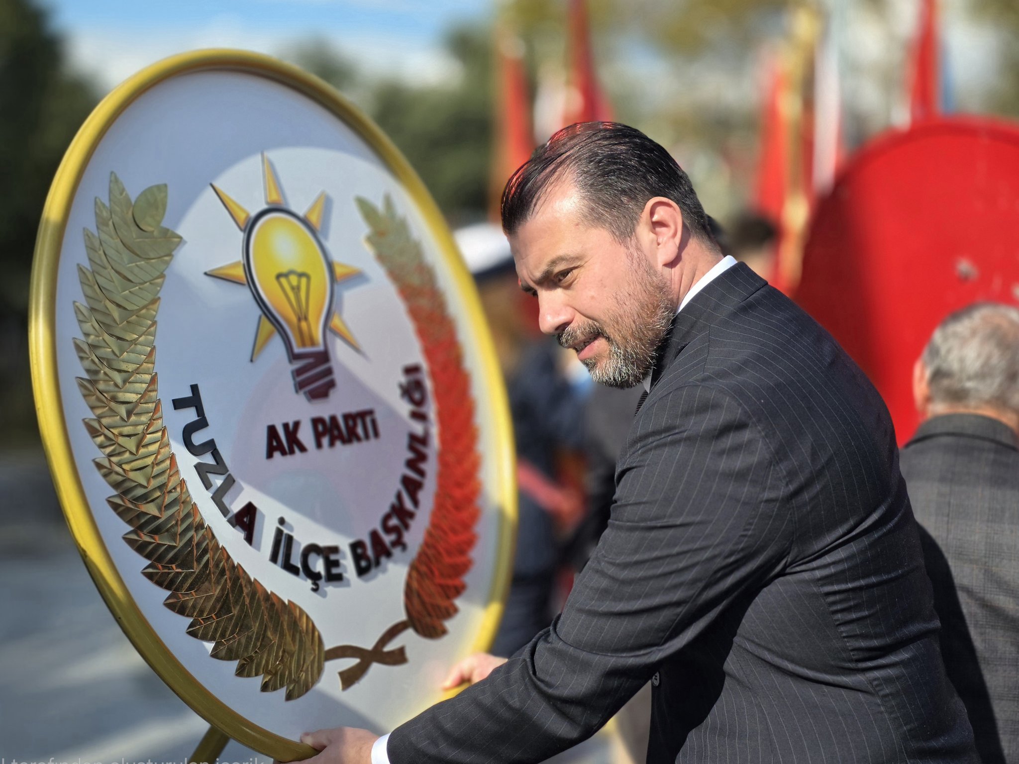 29 Ekim Cumhuriyet Bayramı dolayısıyla Tuzla Sahil Tören Alanı’nda düzenlenen Çelenk Sunma Törenine Katıldık